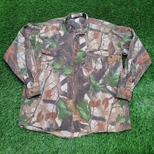 Vintage Ranger RealTree Camo Button Shirt XL 24x32 Hardwoods